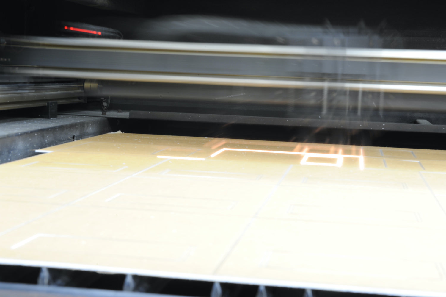 laser cutting process
