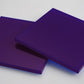 Dark Purple Acrylic Laser-cut Square Rectangle
