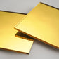 Gold Mirror Acrylic Laser-cut Square Rectangle