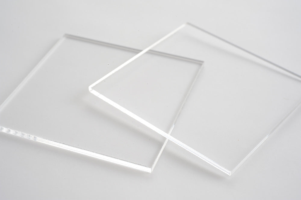 CLEAR 2MM LASER CUT ACRYLIC SQUARE