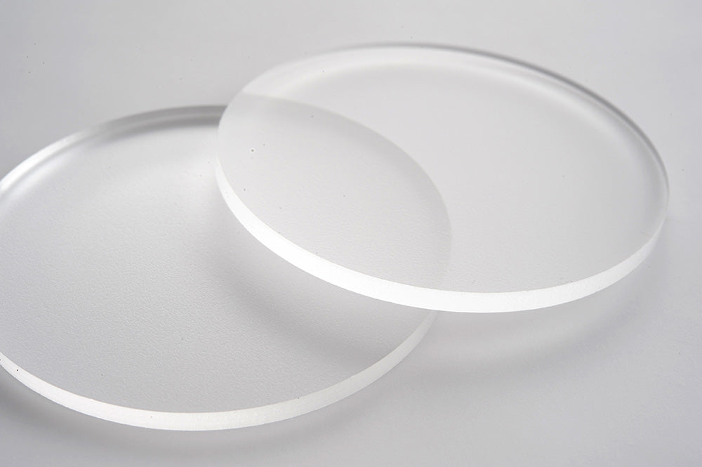 Matt Clear Acrylic Laser-cut Circle