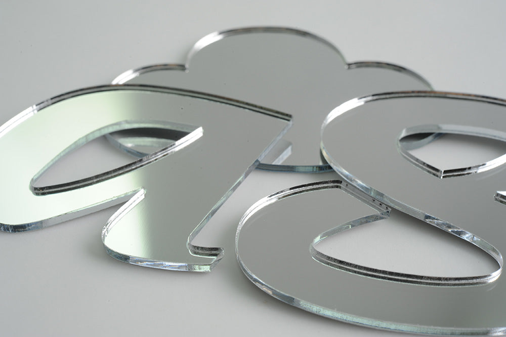 Mirror Acrylic Laser-cut Custom Shape