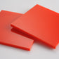 Red Acrylic Laser-cut Square Rectangle