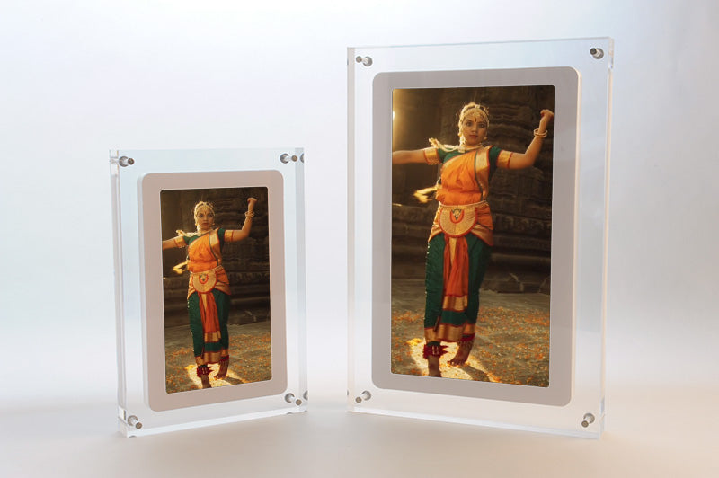 Acrylic Video Frame portrait size