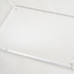 Clear acrylic laser cut square rectangle drill holes
