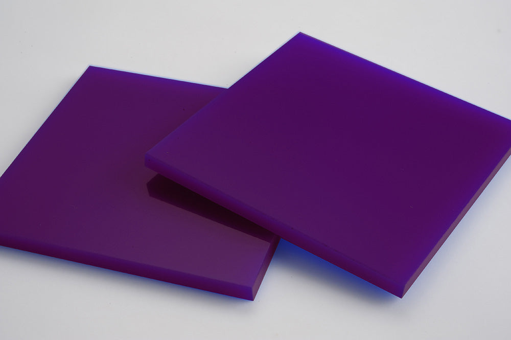 Purple Acrylic Laser-cut Square Rectangle