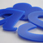 Blue Acrylic Laser-cut Custom Shape