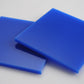 Blue Acrylic Laser-cut Square Rectangle