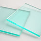 Glass-green Acrylic Laser-cut Square Rectangle