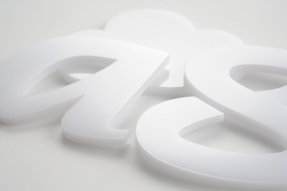 Light-box White Acrylic Laser-cut Custom Shape