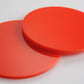 Red Acrylic Laser-cut Circle