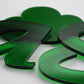Tinted Green Acrylic Laser-cut Custom Shape