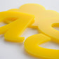 Yellow Acrylic Laser-cut Custom Shape